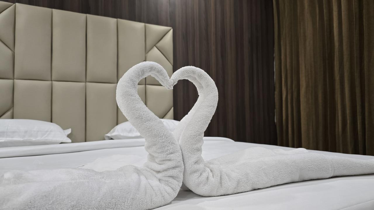 Resort deck near pool